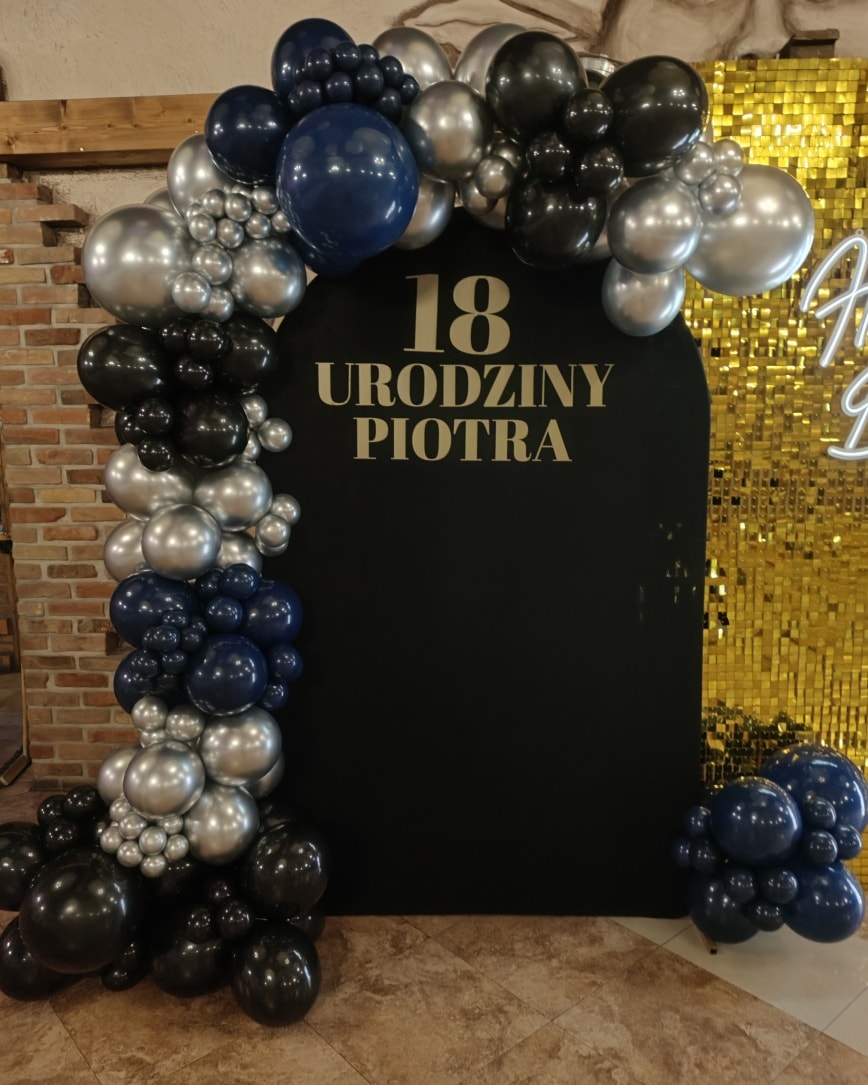 18 urodziny ze złotą ścianką i LED-ową cyfrą - Sławno - Restauracja W Starym Kinie - zdjęcie 4